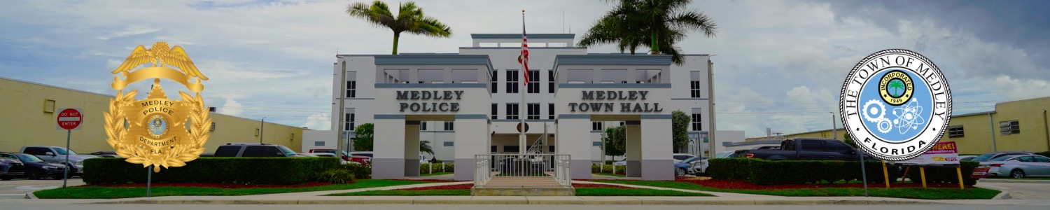 [Town of Medley - Public] Member Portal banner