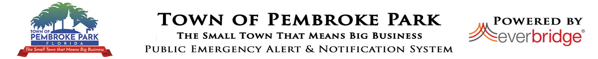 [Town of Pembroke Park - Public] Member Portal banner