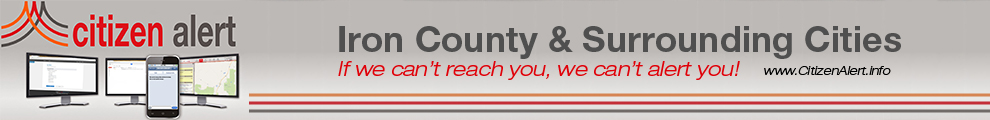 [Iron County Citizen Alert] Member Portal banner