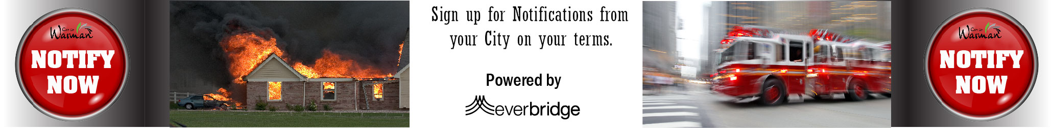 [City of Warman Alert System] Member Portal banner