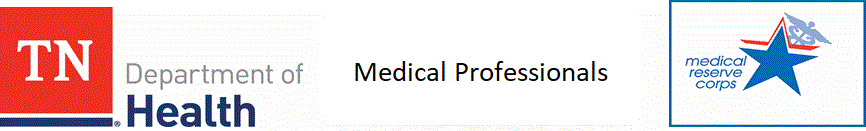 [TN MRC Medical Volunteers] Member Portal banner