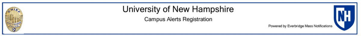 [University of New Hampshire] Member Portal banner