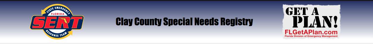 [Clay County - Special Needs] Member Portal banner