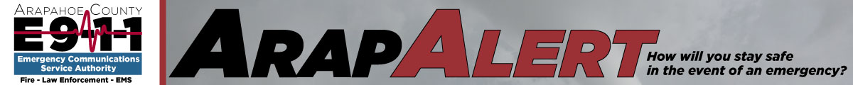 [Arapahoe - Public Alert System] Member Portal banner