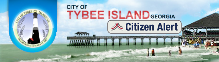 [City of Tybee, GA - Citizen Alerts] Member Portal banner