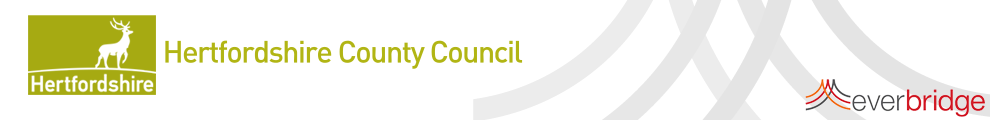 [Hertfordshire County Council - Schools] Member Portal banner