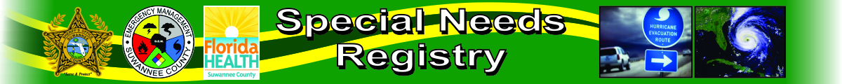 [Suwannee County - Special Needs] Member Portal banner