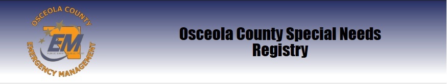 [Osceola County - Special Needs] Member Portal banner